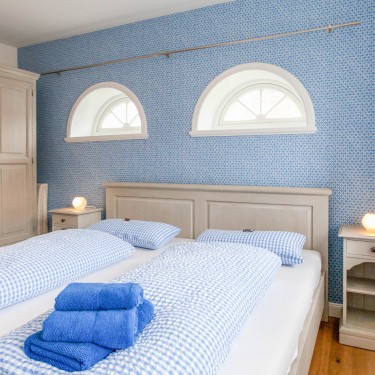 Reetdachhaus Amrum Norddorf Bliis Tidjen Hölck Ferienwohnung 3 - Schlafen