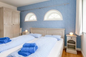 Reetdachhaus Amrum Norddorf Bliis Tidjen Hölck Ferienwohnung 3 - Schlafen